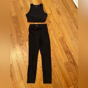 REI Co-op Take Your Time 7/8 Leggings & Bra top size small
